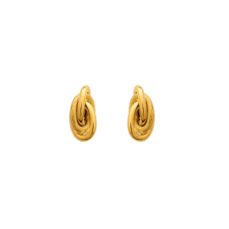 Boucles d'oreilles Or 375 Nœud antillais